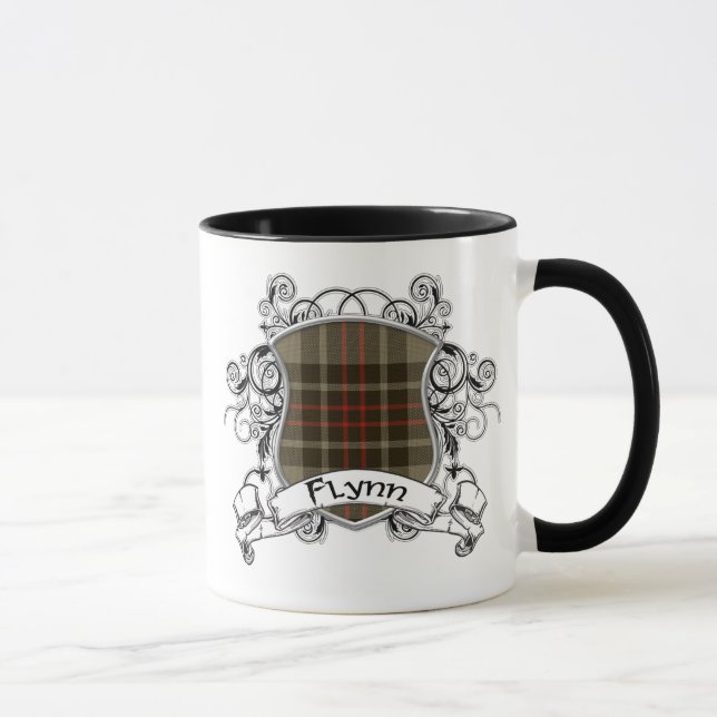 Flynn Tartan Shield Mug (Right)