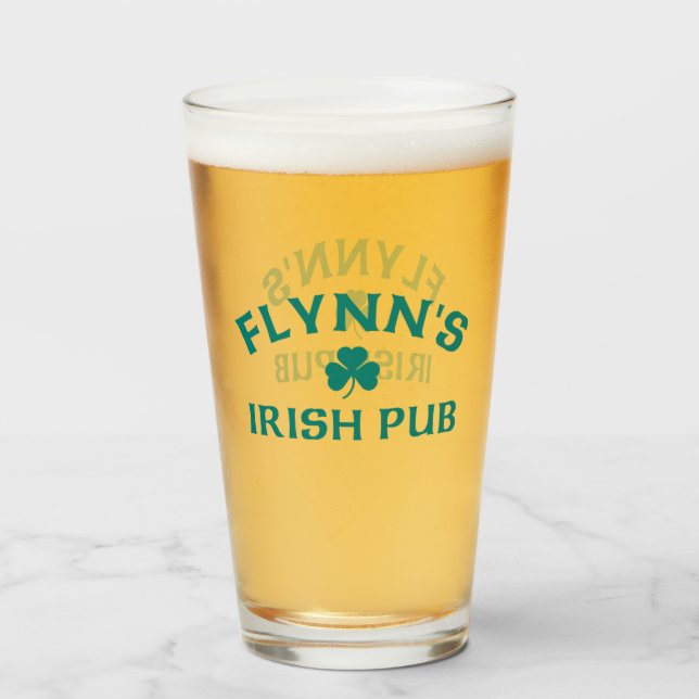 Flynn's Irish Pub   Glass (Front Filled)