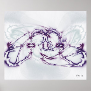 FM - Violet & Teal 3 Poster