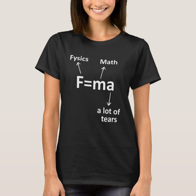 Fma  Science  Idea Physicist Math Physics T-Shirt (Front)