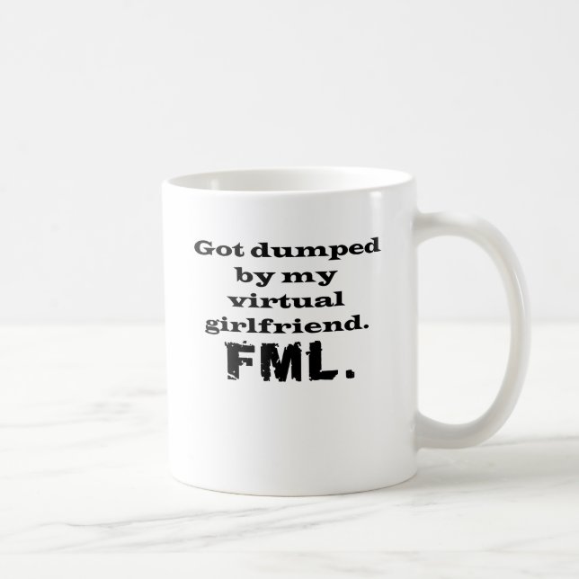 FML Virtual Girlfriend Coffee Mug (Right)