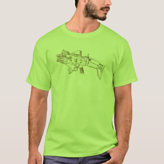FN SCAR MK16 MOD0 T-Shirt (Front)