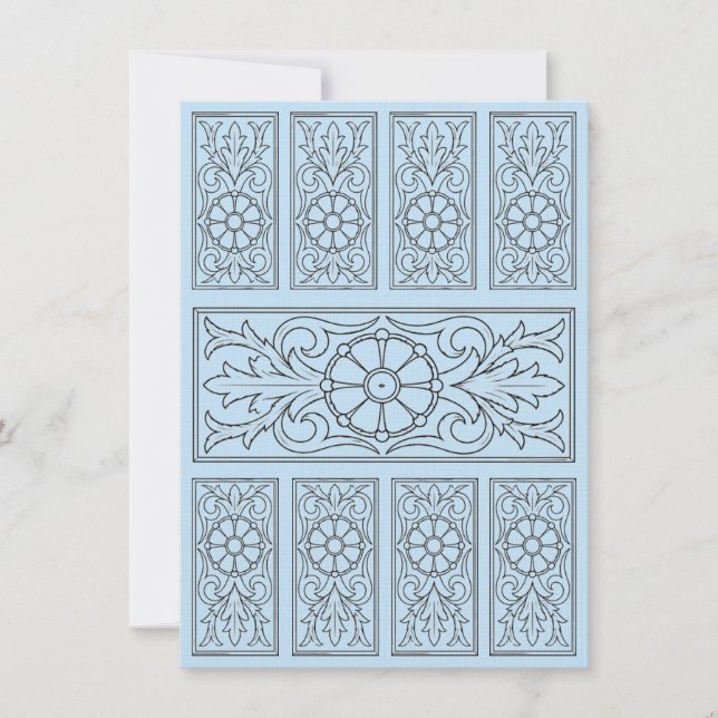 FNC Oblong Panel Greeting Card (Front)