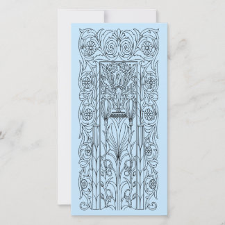 FNC Swan Door Greeting Card
