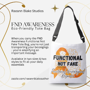 FND Awareness Functional Not Fake Tote Bag