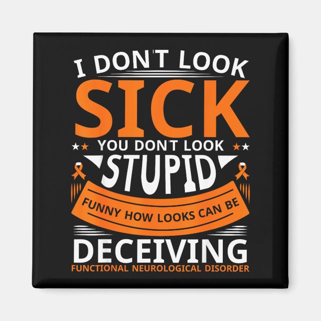 Fnd Functional Neurological Disorder Apparel I Don Magnet (Front)