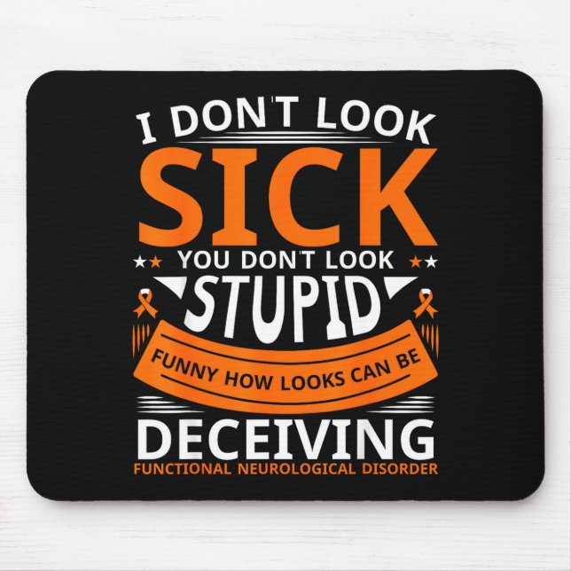 Fnd Functional Neurological Disorder Apparel I Don Mouse Mat (Front)