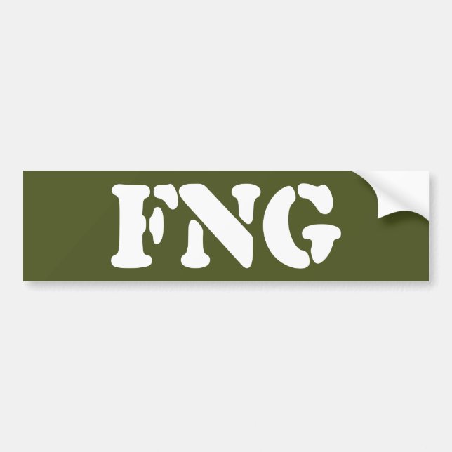 FNG BUMPER STICKER (Front)