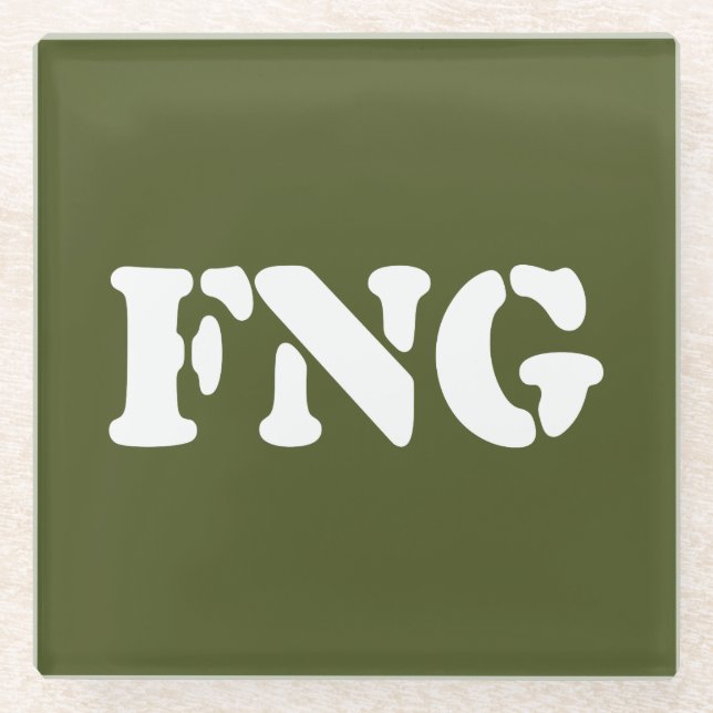 FNG GLASS COASTER (Front)