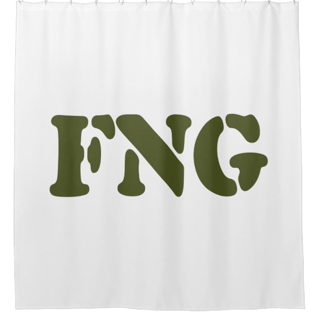 FNG SHOWER CURTAIN (Front)