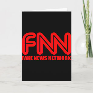 Fnn Fake News Network Apparel Funny Christmas Gift Card