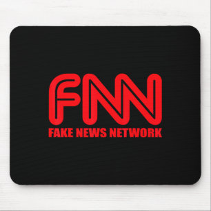 Fnn Fake News Network Apparel Funny Christmas Gift Mouse Mat