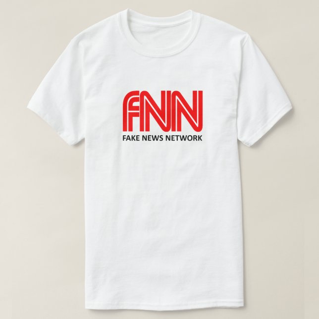 FNN FAKE NEWS NETWORK Light T-Shirt (Design Front)