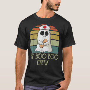 FNP Nurse Boo Boo Crew Shirt Women Halloween Costu