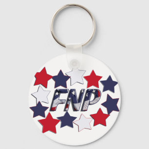 FNP PATRIOTIC STARS - FAMILY NURSE PRACTITIONER KEY RING