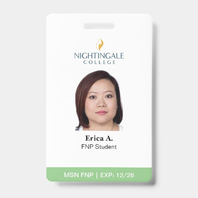 FNP Student ID Badge (Front)
