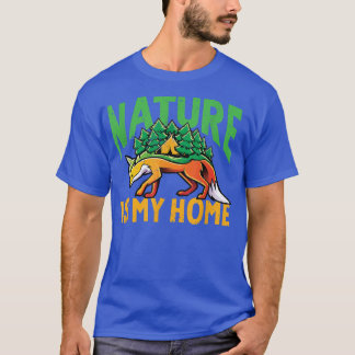 Fo Camping With Tent Nature Is My Home 1840  T-Shirt
