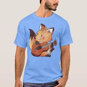 Fo Cute Animal Motif Guitar Men Animals Music Wome T-Shirt
