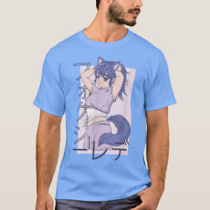 Fo Girl Anime Japanese Design Girl With Tail 1426  T-Shirt