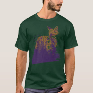 Fo Landscape Animal Motif Woman Man Animal T-Shirt