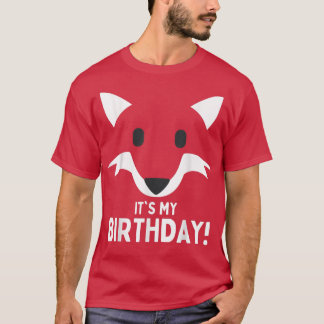 Fo Lover Its My Birthday Boys Girls Kids Birthday  T-Shirt