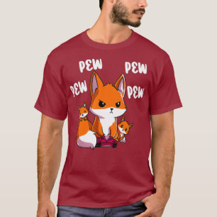 Fo With Kids Anime Kawaii Gaming Pew Outfit for T-Shirt