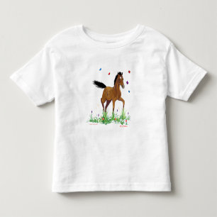 Foal and Butterflies Toddler T-shirt