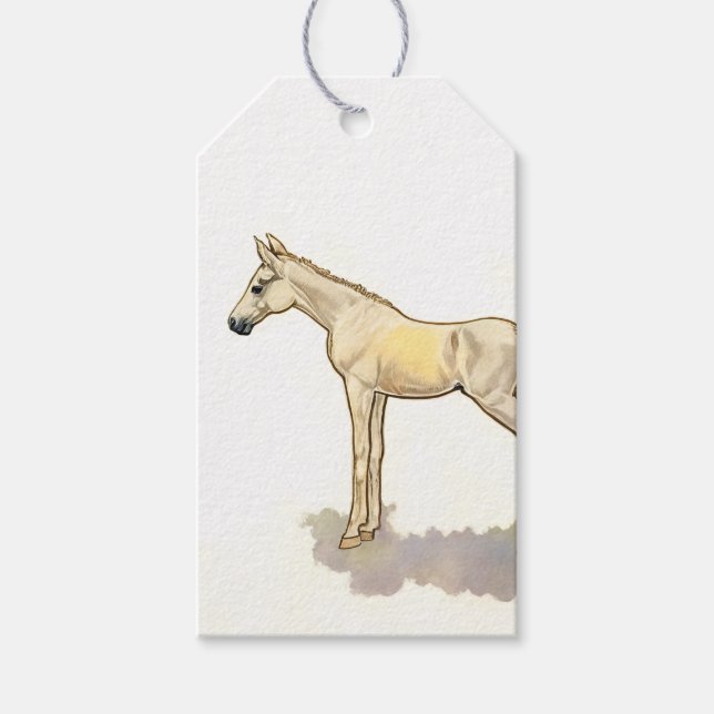 "Foal Friends" Gift Tag By Esorada (Front)