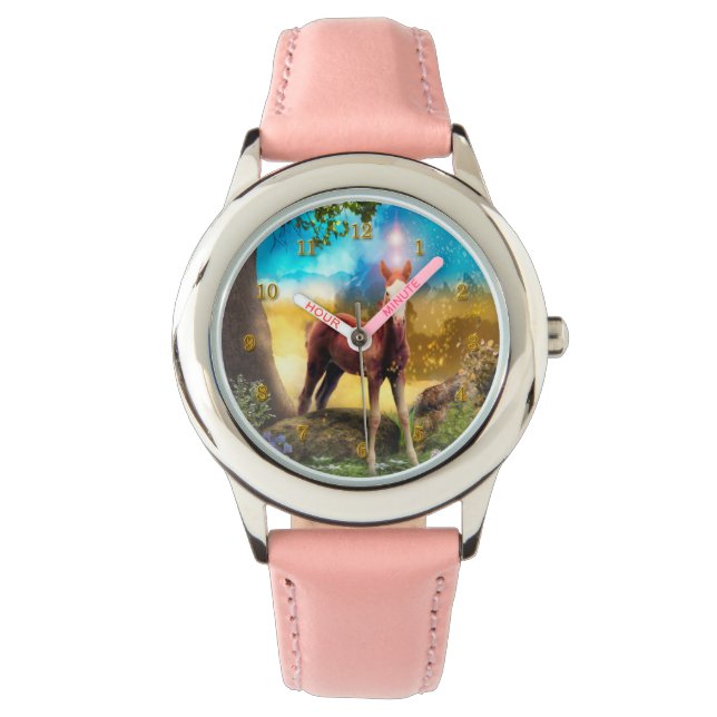 Foal Horse ENCHANTED FOREST Watch (Front)