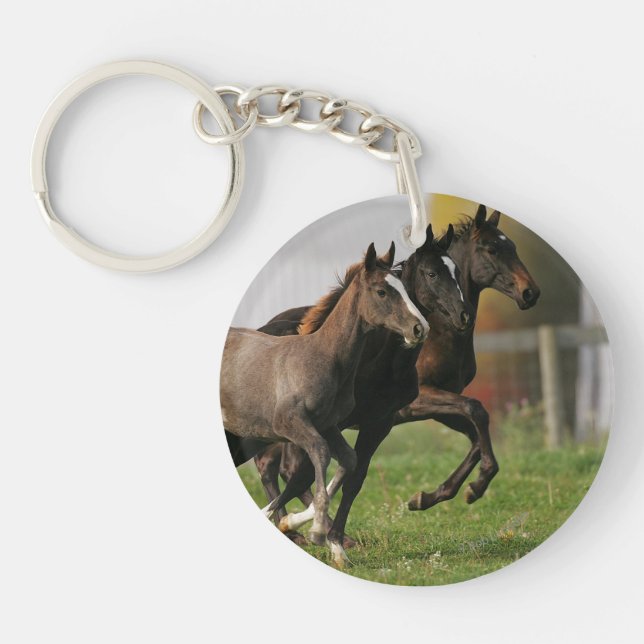 Foal Running Key Ring (Front)