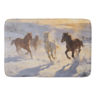 Foals at Play Bath Mat