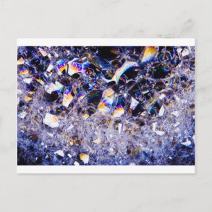 foam bubbles postcard