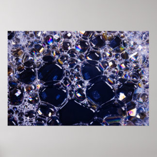 foam bubbles poster