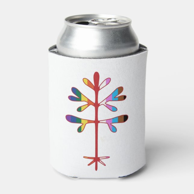 Foam Can Cooler with a Pride Sapling (Can Front)