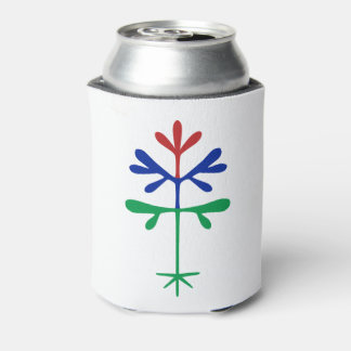 Foam Can Cooler with a Tri-colour Sapling