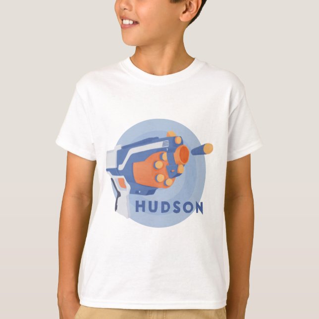 Foam dart gun custom design T-Shirt (Front)