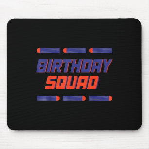 Foam Dart War Birthday Boy Shirt Family Birthday S Mouse Mat
