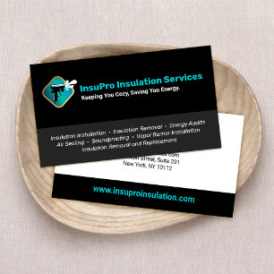 Foam Insulation Contractor Installer  Business Card