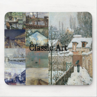 Foam Pad: Model: Known Artist Work (Painting) Mouse Mat