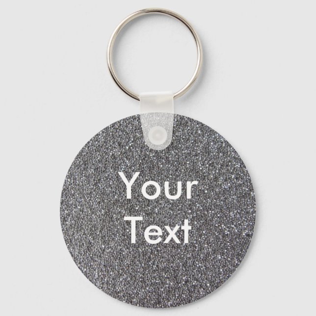 Foam Rubber Grey Key Ring (Front)