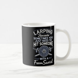 Foam Sword Live Action Role Playing Larp Gamer Lar Coffee Mug