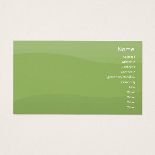 Foamgreen Waves - Business Business Card