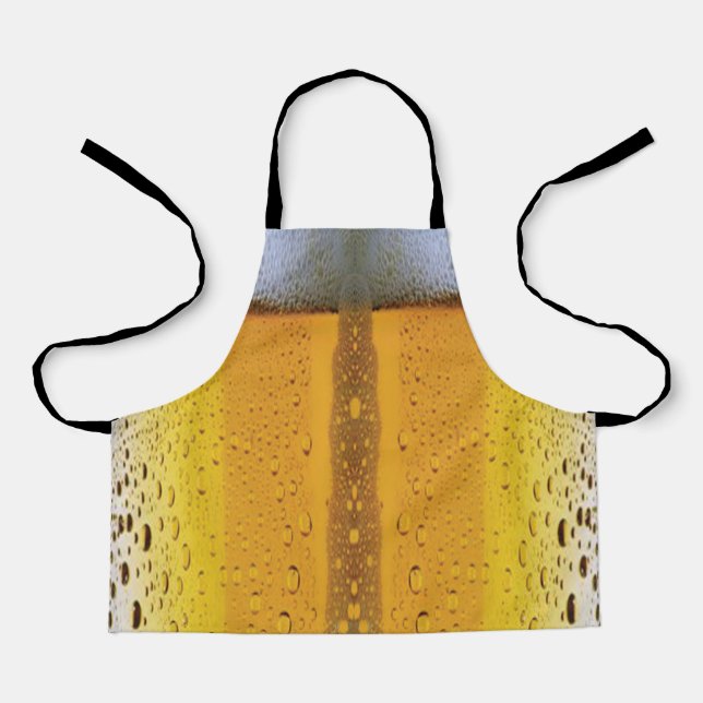 Foaming Beer Glass Apron (Front)