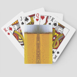 Foaming Beer Playing Cards