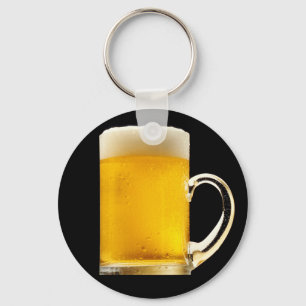 Foamy Beer Mug Key Ring