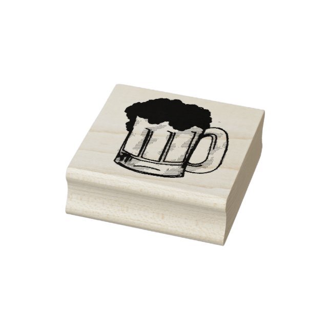Foamy Beer Mug Stein Ale Bar Drinking Stamp (Stamp)