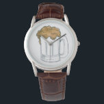Foamy Beer Mug Stein Ale Bar Drinking Watch<br><div class="desc">Watch features an original marker illustration of a mug of beer.</div>