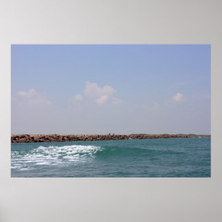 Foamy Wave Poster
