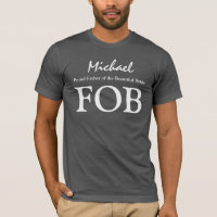 FOB Father of the Bride Custom Name Wedding V03