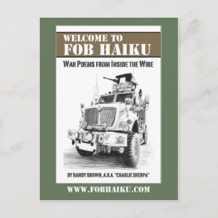 FOB Haiku book cover postcard